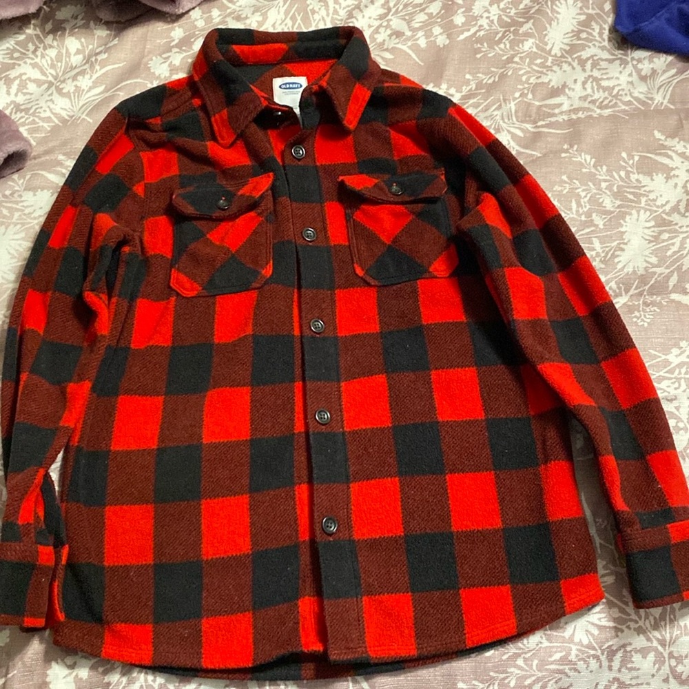Flannel button down shirt